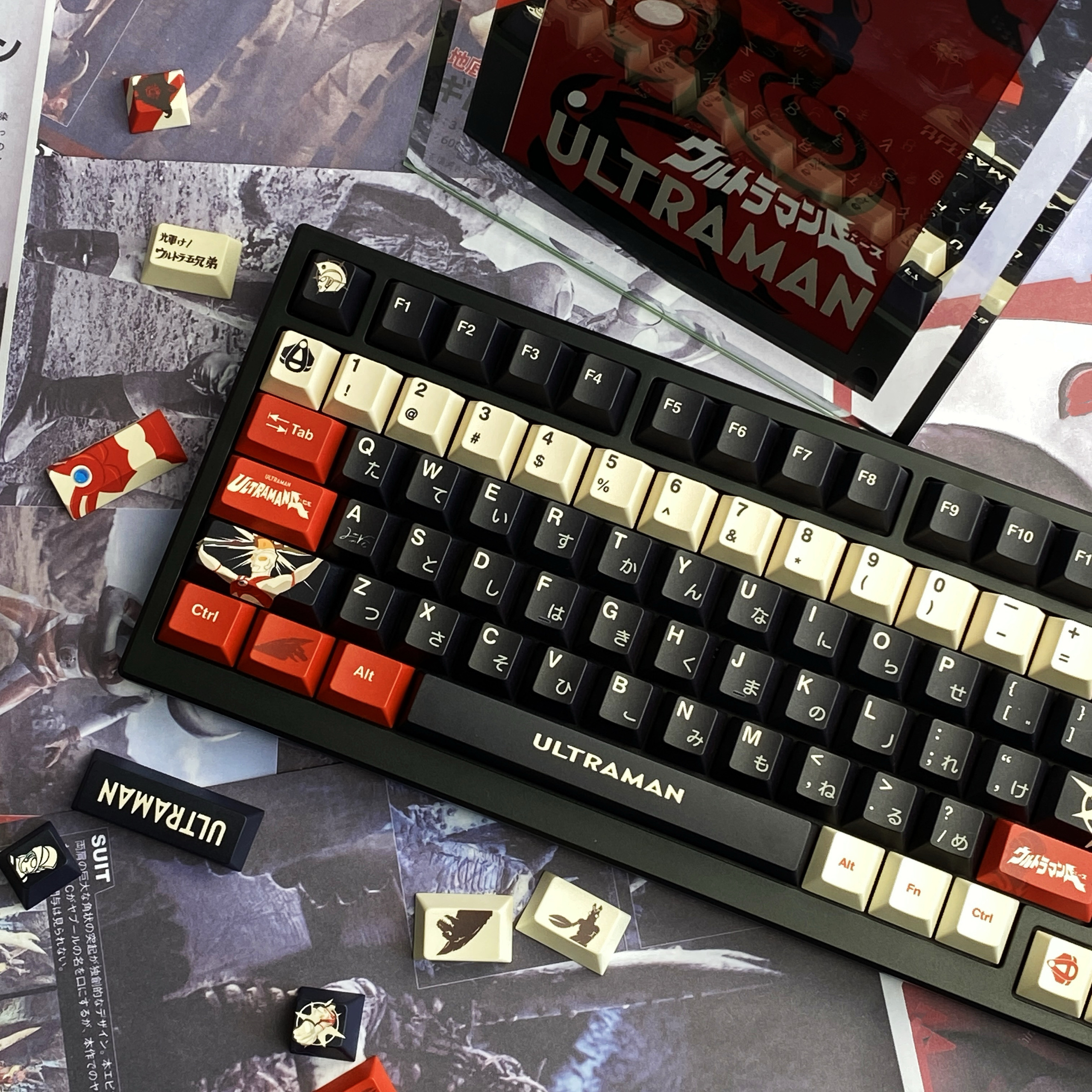 Space Hero Themed Keycap Set