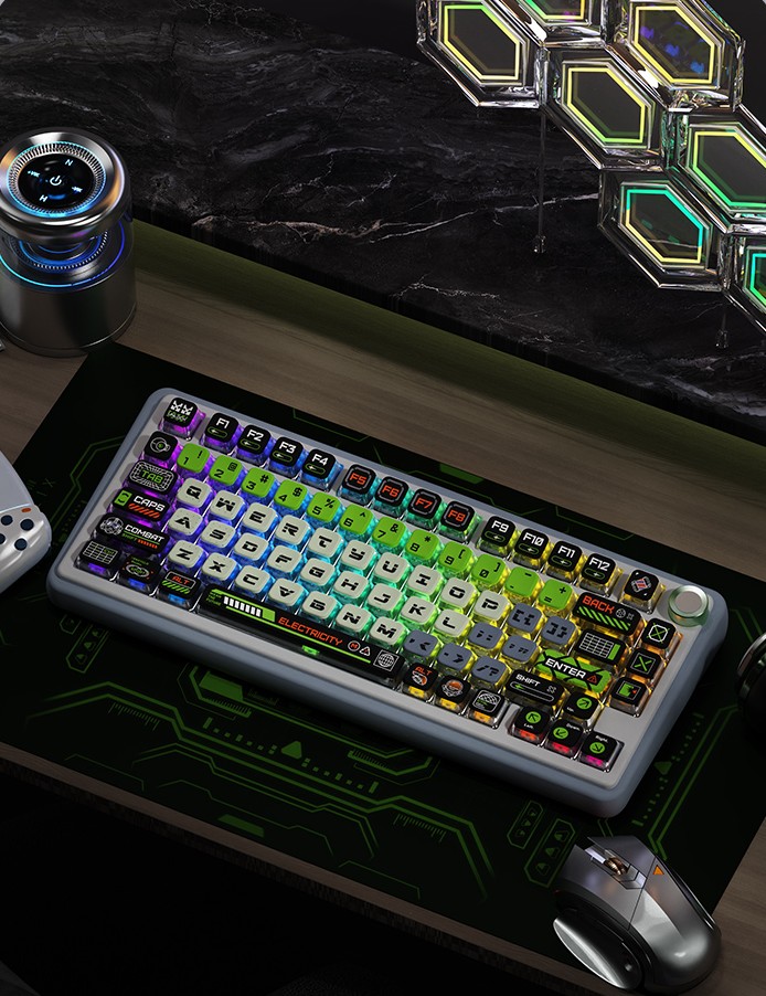 Custom Themed Backlit Keycaps
