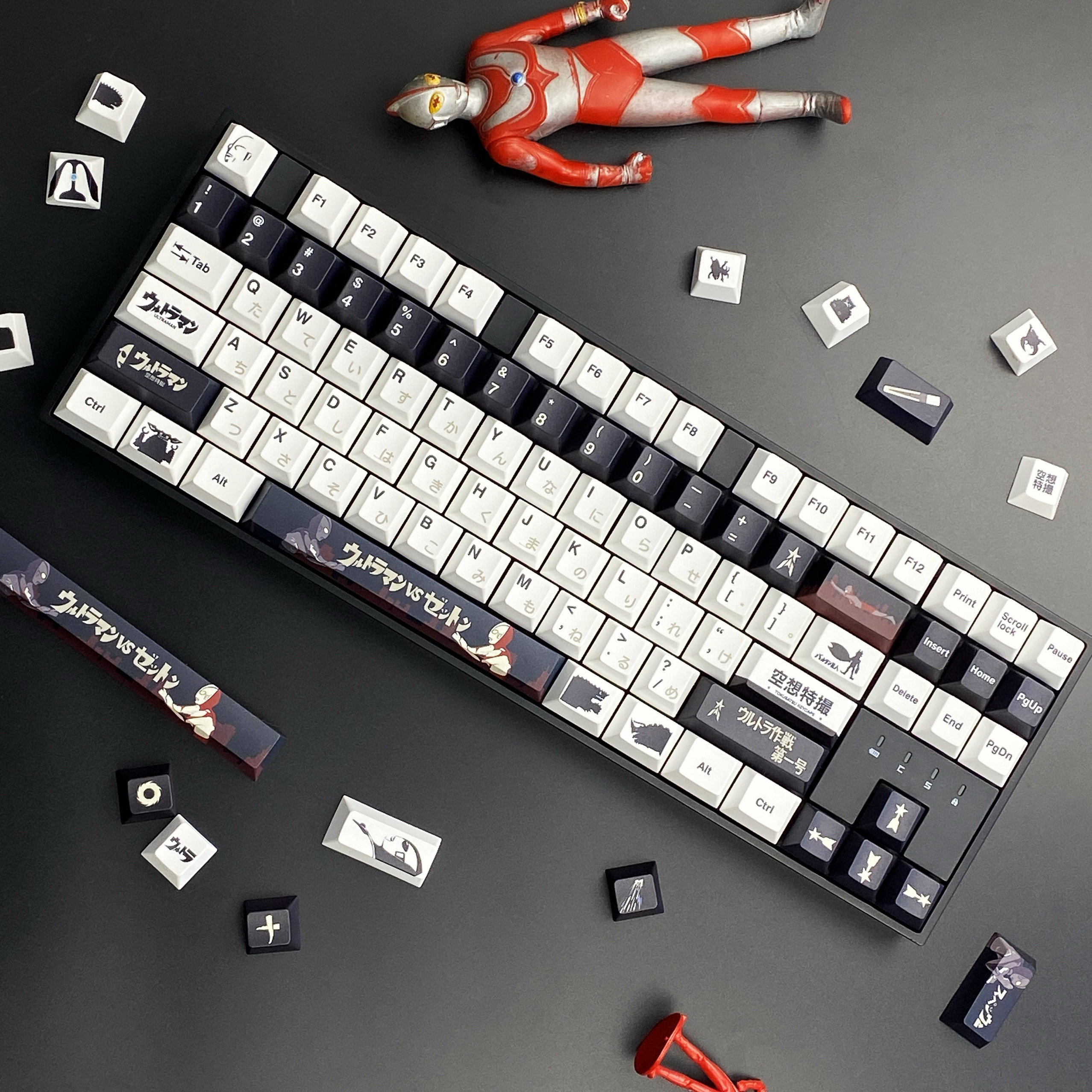 Space Hero Themed Keycap Set