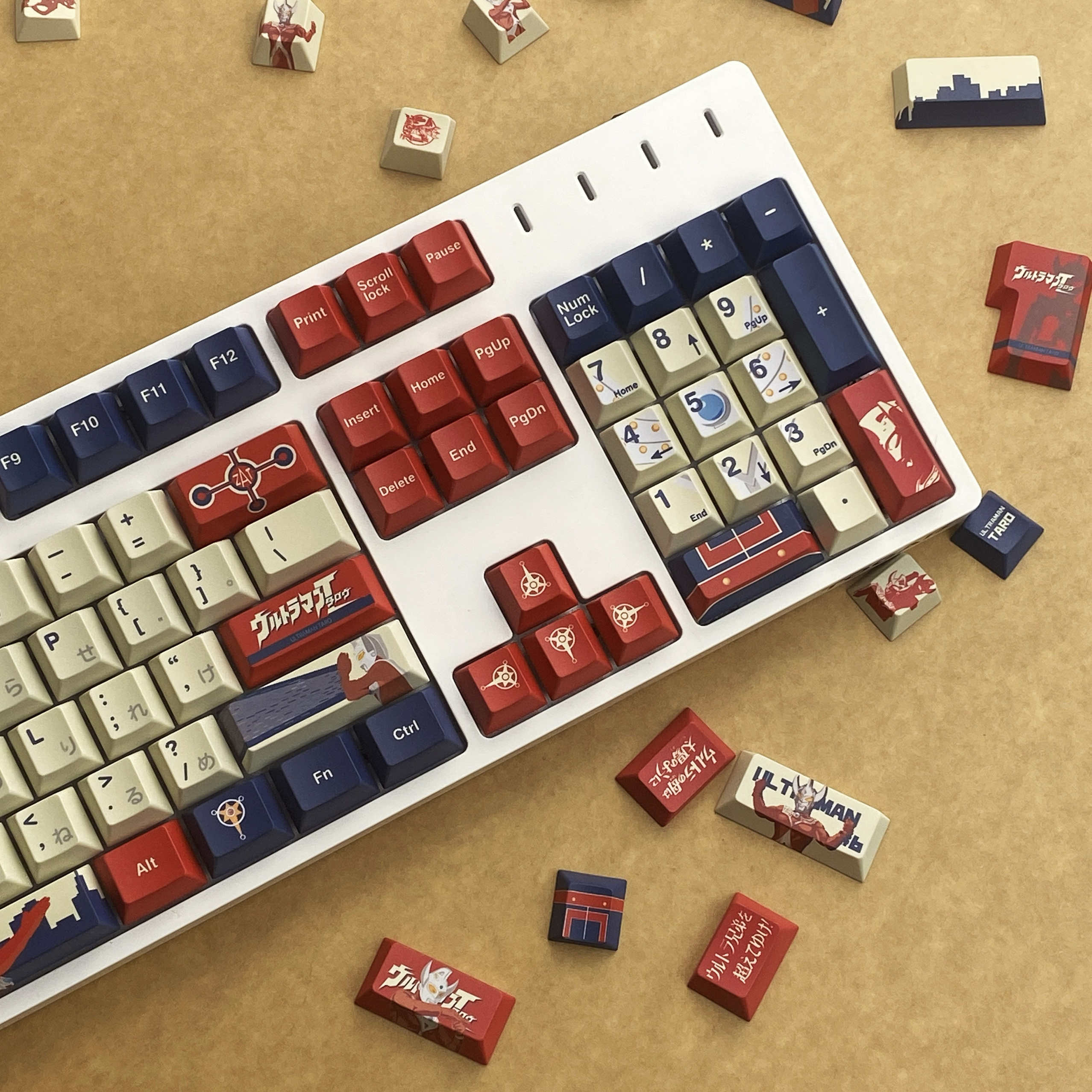 Space Hero Themed Keycap Set