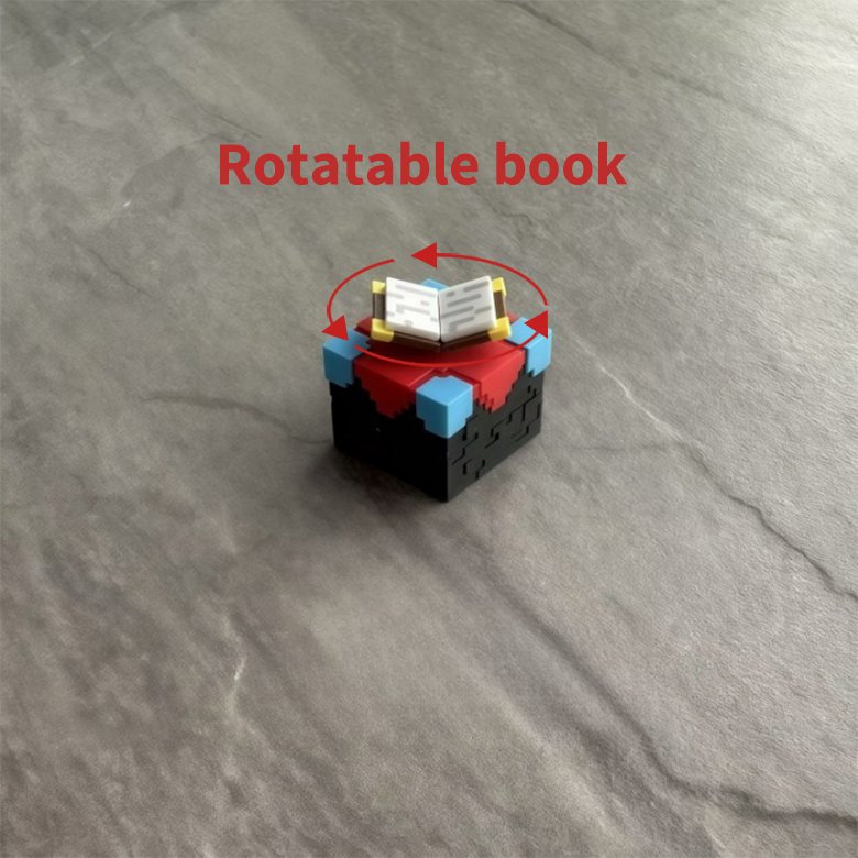 Pixel World Enchanting Table Handmade Resin Keycap