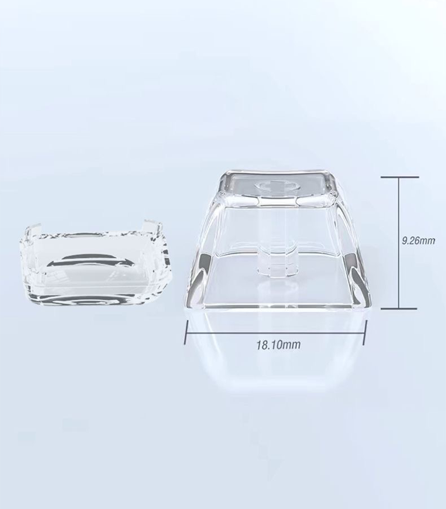 Mini Cat Keycap – Transparent, Durable