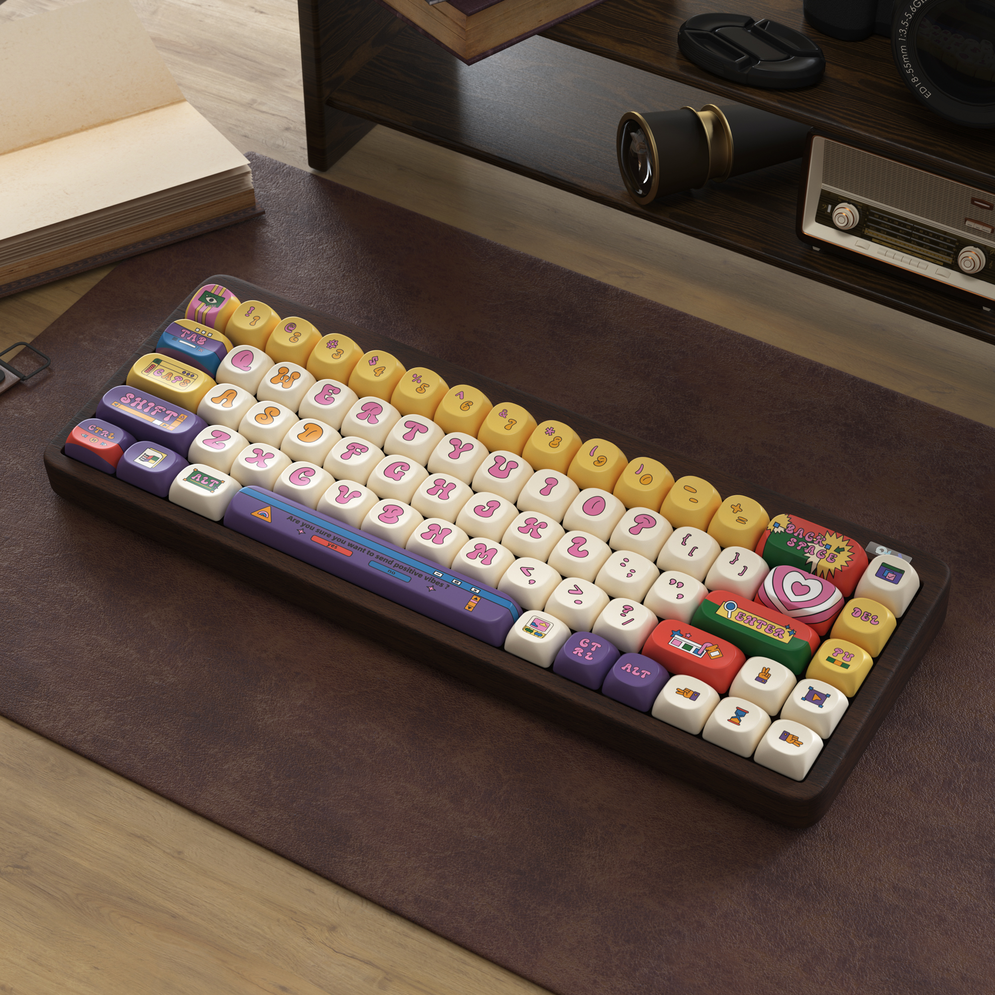 American Vintage Keycap Set